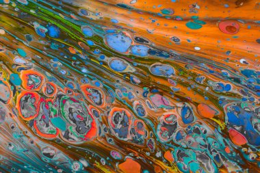 Soyut grunge sanat arkaplan dokusu renkli boya çıkıntıları ile