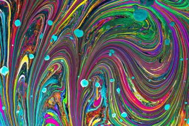 Soyut grunge sanat arkaplan dokusu renkli boya çıkıntıları ile