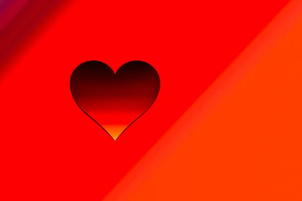 День святого Валентина фон с красной формы сердца, как концепция любви — стоковое фото