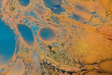 Soyut grunge sanat arkaplan dokusu renkli boya çıkıntıları ile