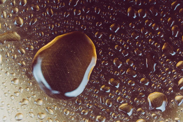 Background covered with water drops in  close-up — Stock Photo, Image