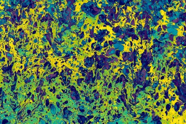 Soyut grunge sanat arkaplan dokusu renkli boya çıkıntıları ile