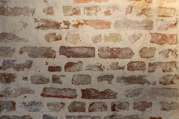 Weathered old grunge  brick wall as background texture — Stock Photo, Image