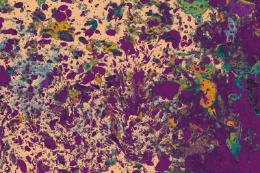 Soyut grunge sanat arkaplan dokusu renkli boya çıkıntıları ile