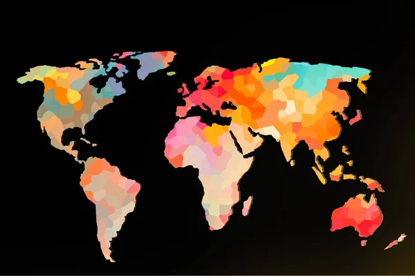 Aproximadamente esboçado mapa do mundo como conceitos de negócios globais — Fotografia de Stock