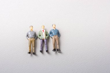 Görünümünde adam modeli nin tiny heykelcik