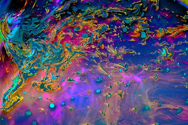 Абстрактная текстура гранж-арта с красочными пятнами краски — стоковое фото