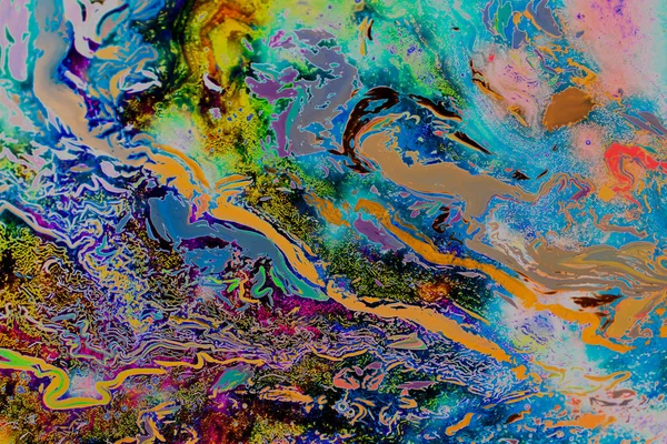 Textura de fundo arte grunge abstrato com lascas de tinta colorida — Fotografia de Stock