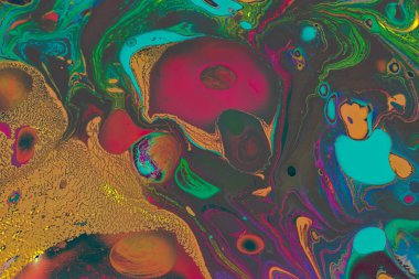 Soyut grunge sanat arkaplan dokusu renkli boya çıkıntıları ile