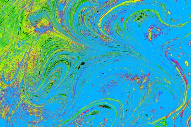 Soyut grunge sanat arkaplan dokusu renkli boya çıkıntıları ile