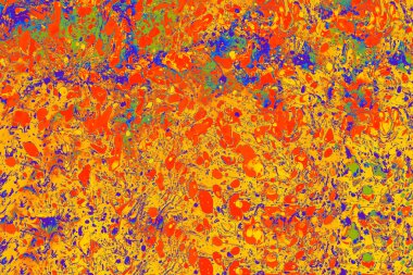 Soyut grunge sanat arkaplan dokusu renkli boya çıkıntıları ile