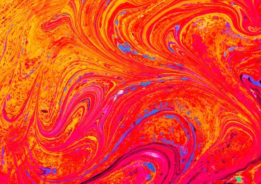 Soyut grunge sanat arkaplan dokusu renkli boya çıkıntıları ile