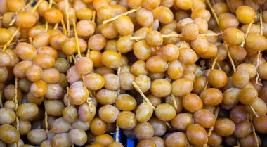 Delicious and sweet fresh dates fruit 