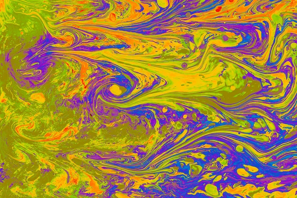 Abstrakte Marmoriermuster als farbenfroher Hintergrund — Stockfoto