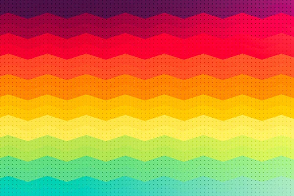 Rainbow wave for background, abstract colorful wave line — Stock Photo, Image