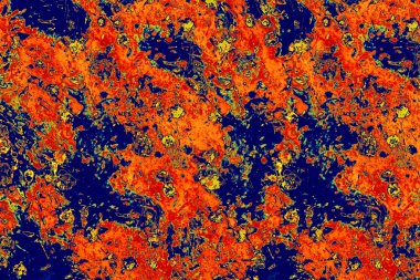 Soyut grunge sanat arkaplan dokusu renkli boya çıkıntıları ile