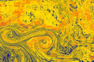 Soyut grunge sanat arkaplan dokusu renkli boya çıkıntıları ile