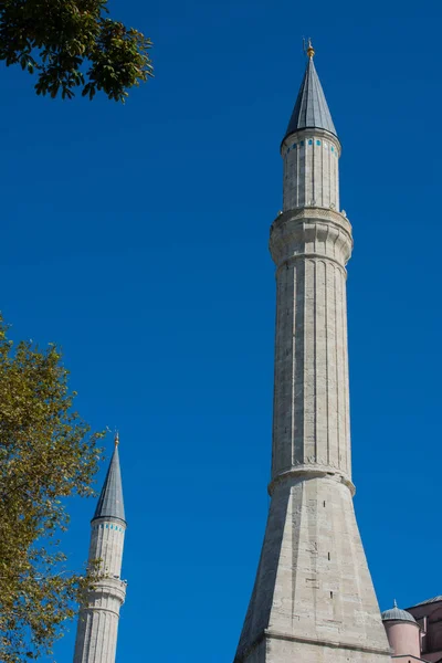 Minaret Muslim Mosque Religion Islam Tourism Travel Concept — Stock Photo, Image
