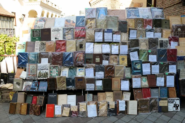 Books Old Times Bazaar Sale — Stock Photo, Image