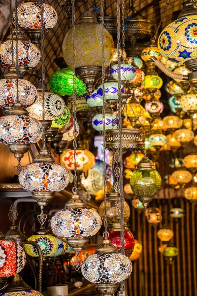 Mozaik Renkli Osmanlı Lambaları — Stok fotoğraf
