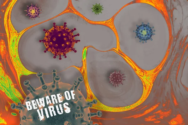 Állítsa Covid Corona Vírus Globális Járványkitörését — Stock Fotó