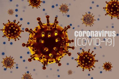COVID-19 Corona virüsü küresel salgın hastalığını yaymayı bırak.