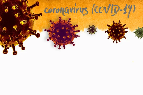 Arrêter Covid Éclosion Mondiale Virus Corona Maladie Pandémique — Photo