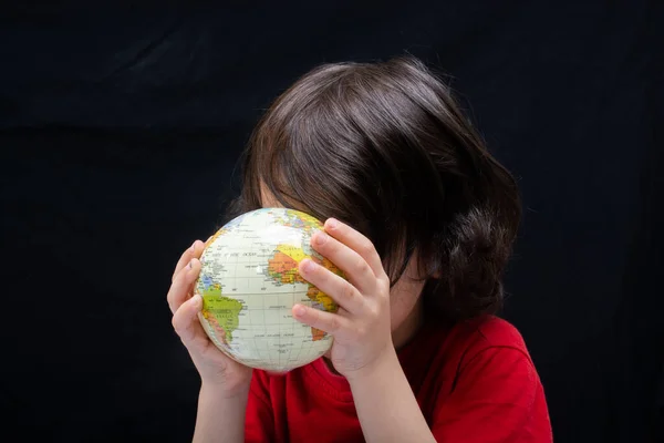 Earth globe in hands as Environment and save planet  concept