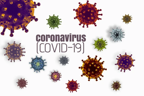 Stop Covid Virus Corona Global Pandemic Disease — Stok Foto