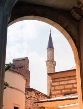 Müslüman camii dini, İslam dini, turizm ve seyahat kavramları minaresi