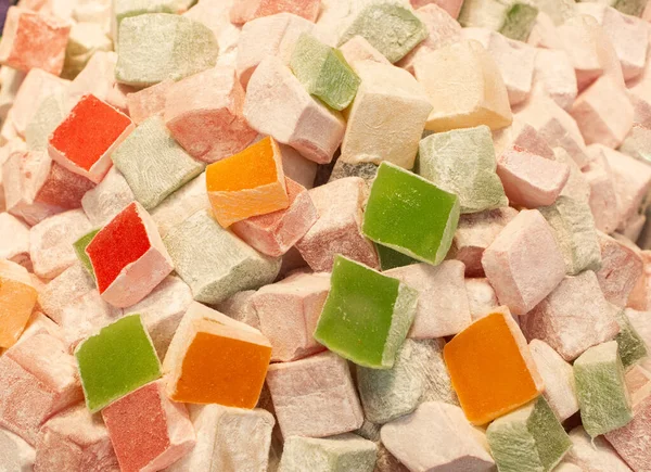 Load Traditional Turkish Delight Lokum Sugar Coated Soft Candy — Stock Photo, Image