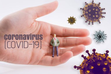 COVID-19 Corona virüsü küresel salgın hastalığını durdurun