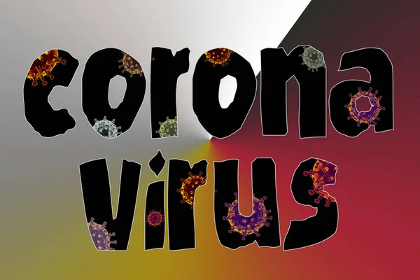 Brote Enfermedad Por Coronavirus Covid Antecedentes Gripe Por Coronavirus —  Fotos de Stock