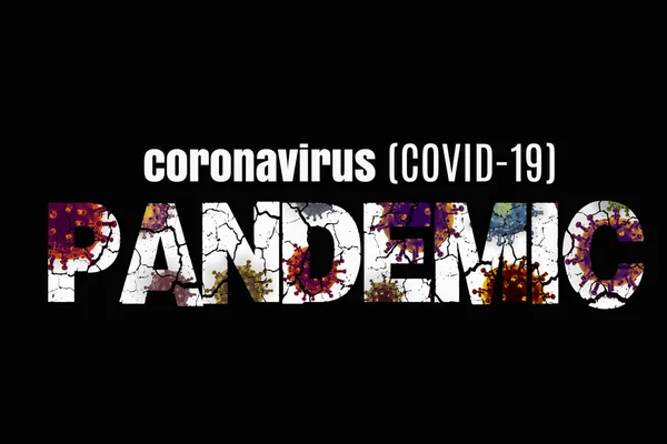 Stop Covid Virus Corona Global Pandemic Disease — Stok Foto