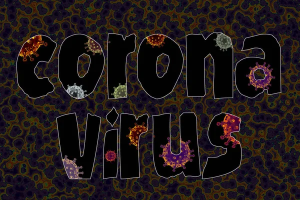 Coronavirus Disease Covid Outbreak Coronaviruses Influenza Background — 图库照片