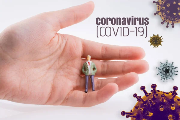 Fermare Pandemia Del Virus Covid Corona — Foto Stock