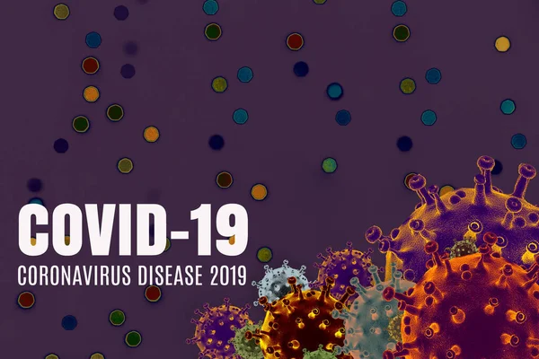 Opriți Răspândirea Covid Boala Pandemică Globală Virusului Corona — Fotografie, imagine de stoc