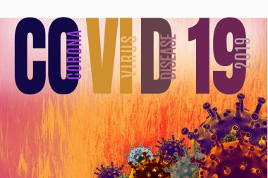 COVID-19 Corona virüsü küresel salgın hastalığını yaymayı bırak.