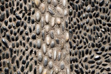 Arkaplanı taşlı duvar