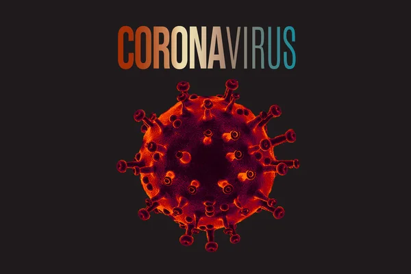 Malattia Coronavirus Covid Focolaio Coronavirus Sfondo Influenzale — Foto Stock