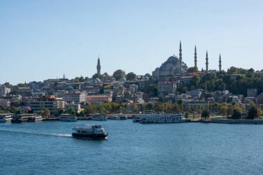 İstanbul 'da Süleyman Camii' nin Wiew of Süleyman