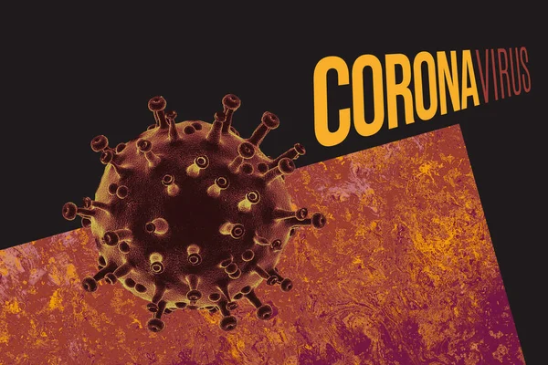 Coronavirus Hastalığı Covid Salgını Koronavirüs Gribi Geçmişi — Stok fotoğraf