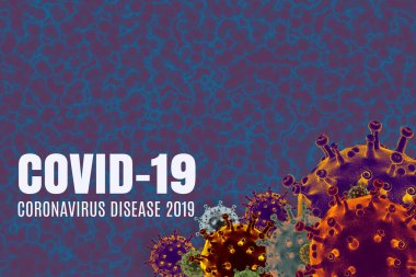 COVID-19 Corona virüsü küresel salgın hastalığını yaymayı bırak.
