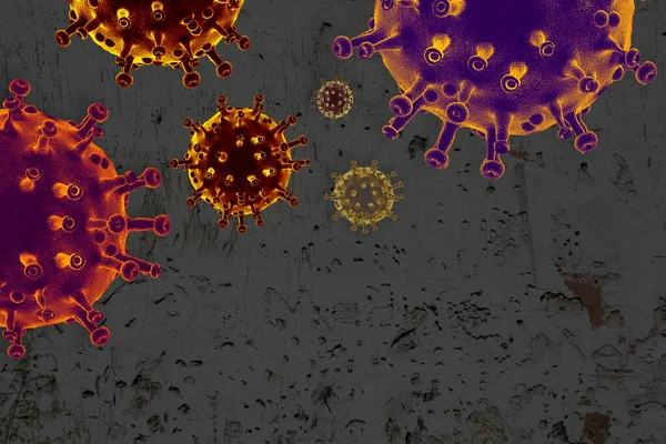 Arrêter Covid Éclosion Mondiale Virus Corona Maladie Pandémique — Photo