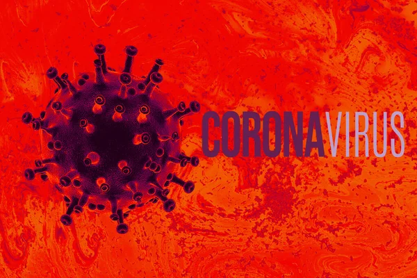 Вспышка Коронавируса Covid Коронавирусы Гриппа Фон — стоковое фото