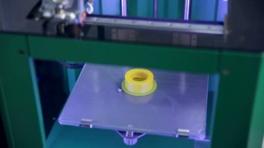 3D yazdırma endüstriyel bileşeni - modern araba için somun.