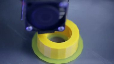 3D yazdırma endüstriyel bileşeni - modern araba için somun.