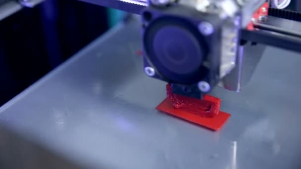 Medische 3D-printer afdrukken van menselijke gezamenlijke deel transplantatie. — Stockvideo