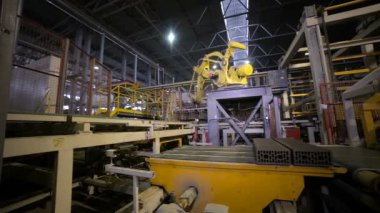 Otomatik makine ekipman. Robotik Kol ürünleri, tuğla montaj.