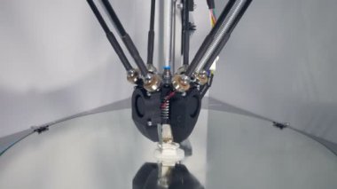 3D baskı. Laboratuvar çalışmalarında üç boyutlu yazıcı. çalışma 3d printerlere harcama maddeler.